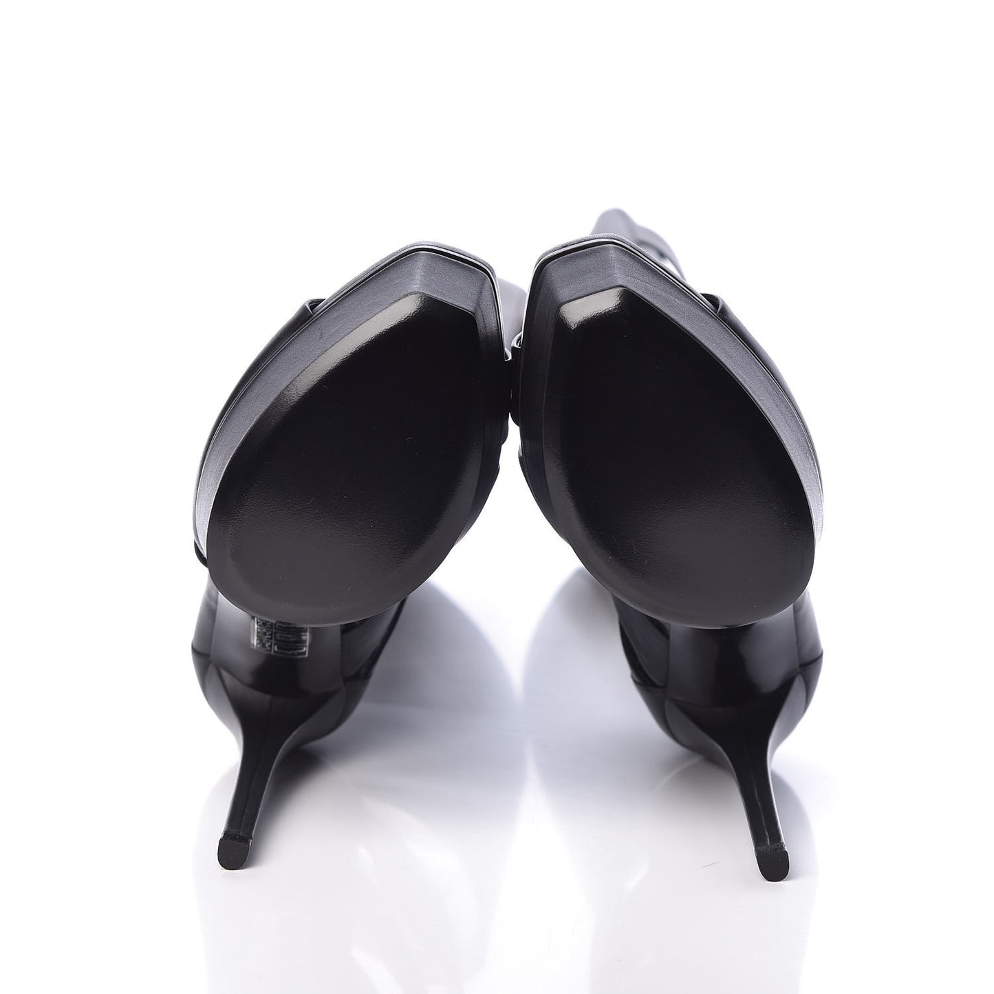 Calfskin Helena Tall Cutout Boots 37 Black