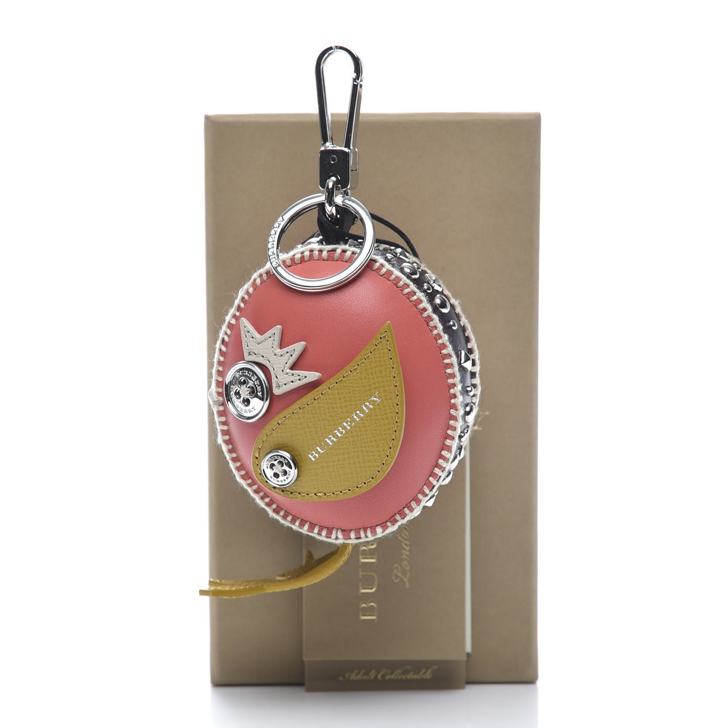 Calfskin Studded Mabel Derek The Bird Bag Charm Deep Clare Multicolor