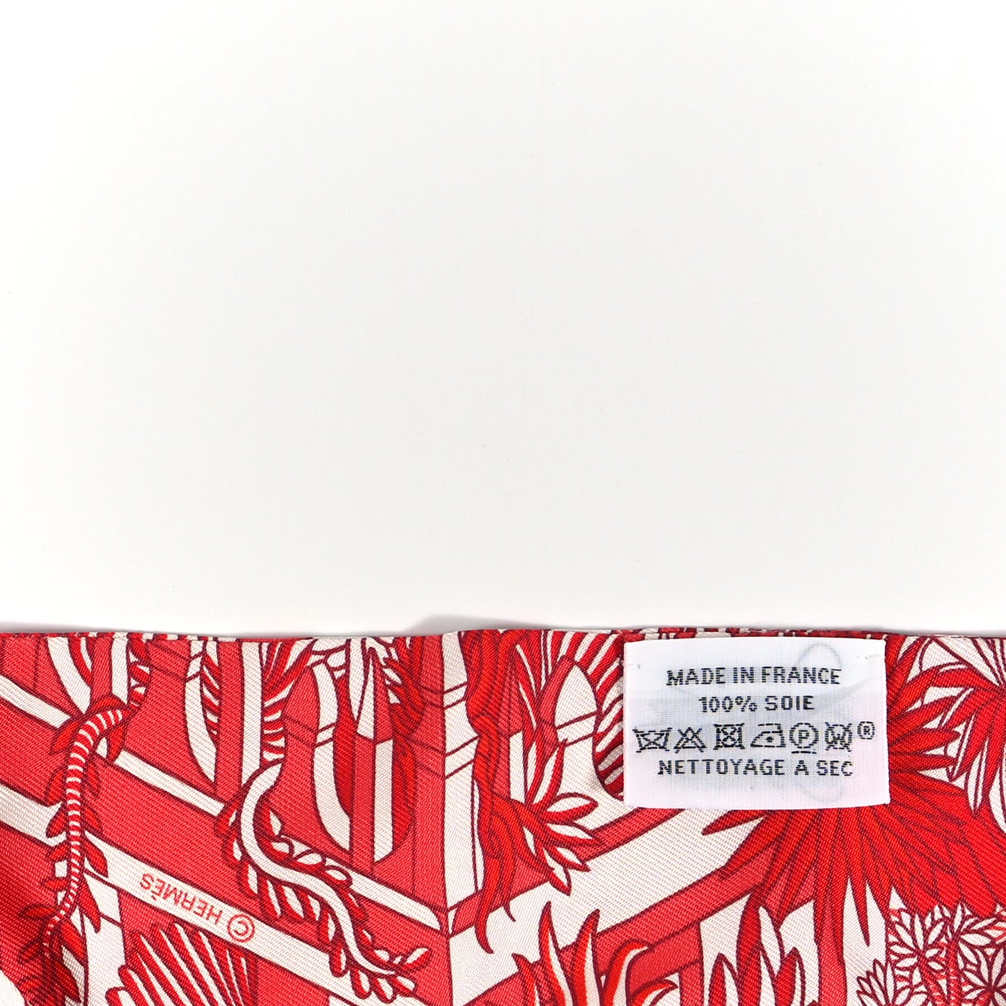 Silk Animapolis Twilly Rouge White