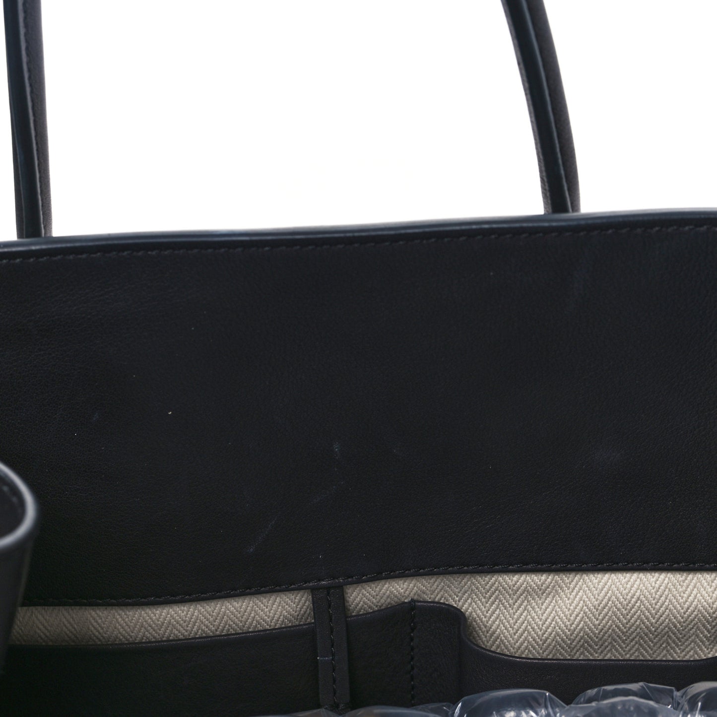 Polished Saddle Calfskin Soft Margaux 15 Black