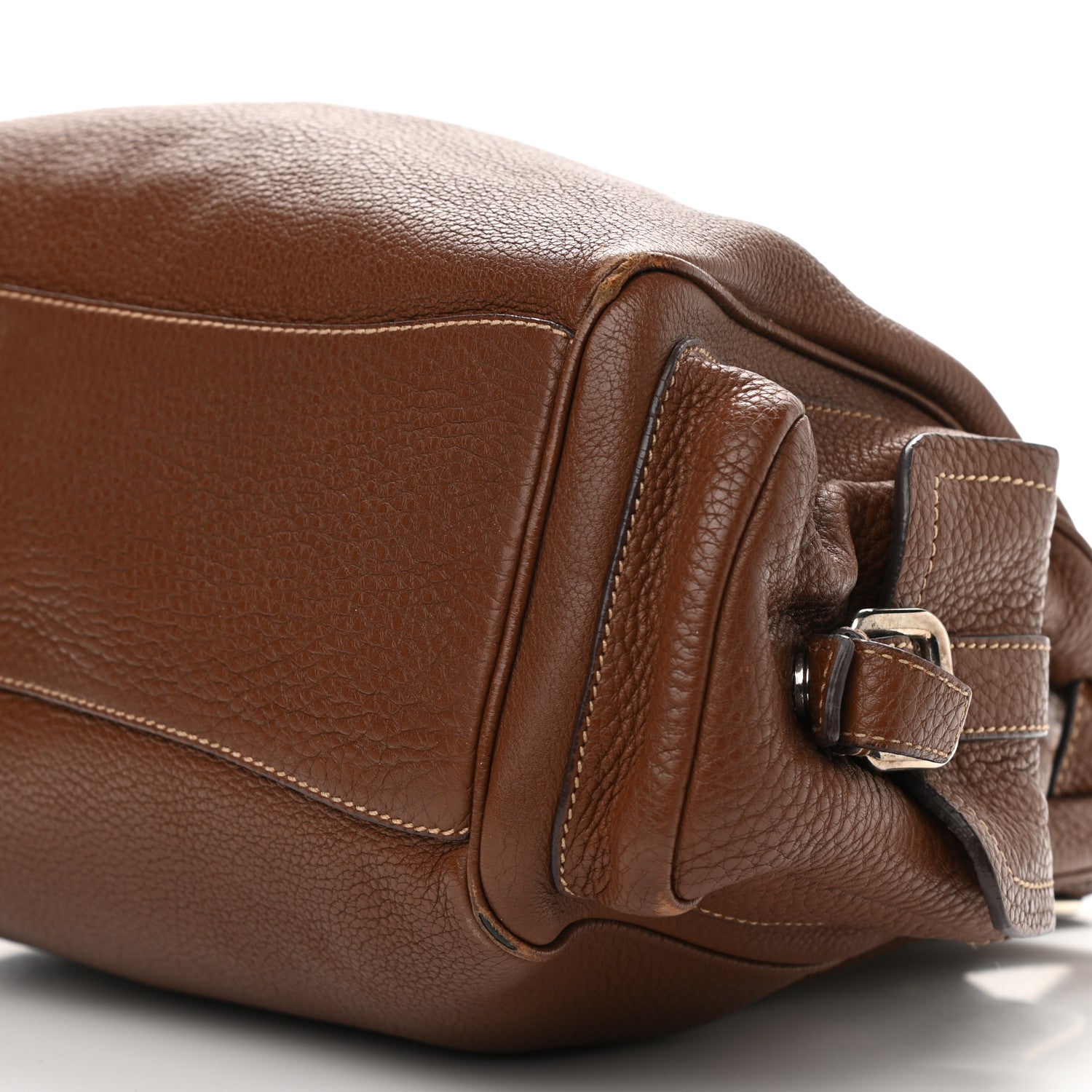 Prada Vitello Daino Shoulder Bag Bruciato 10 of 17