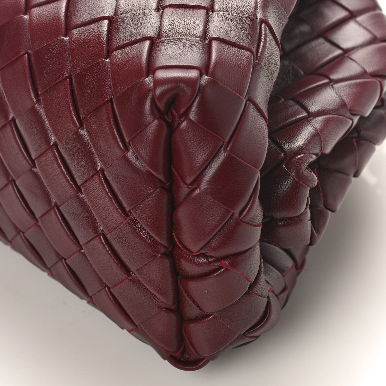 Bottega Veneta Nappa Intrecciato Teen The Lauren 1980 Clutch With Chain Barolo 8 of 8