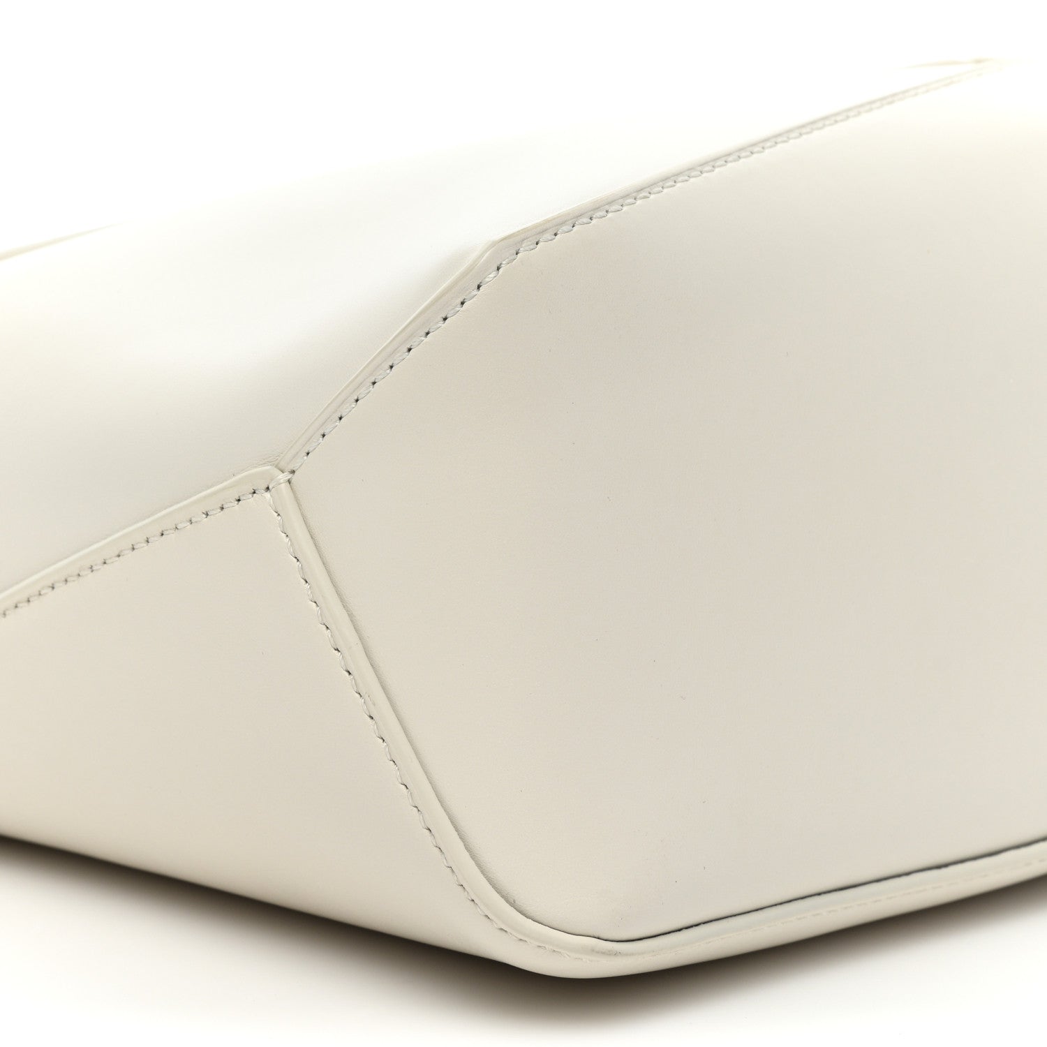 Loewe Satin Calfskin Small Puzzle Edge Bag White Glaze 8 of 11