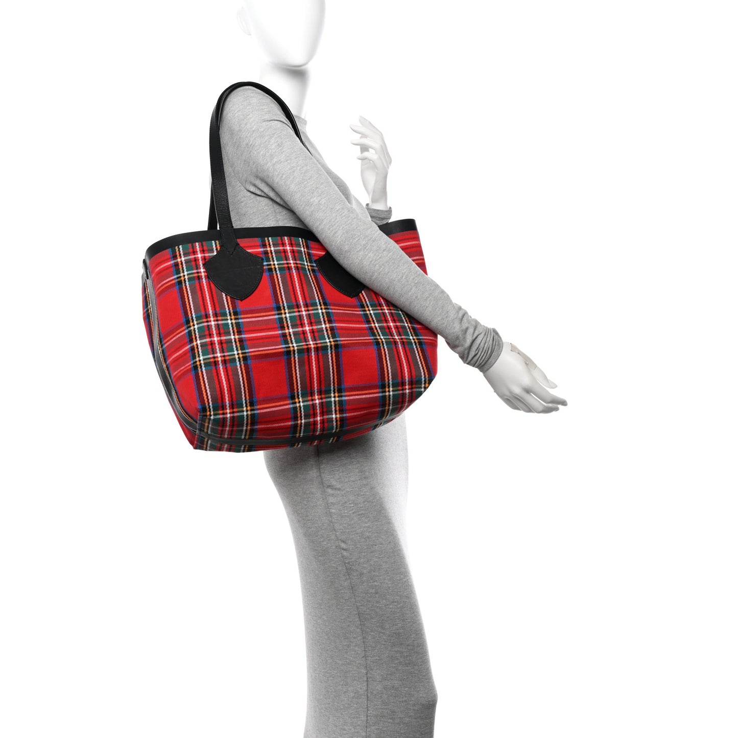 Vintage Check Medium The Giant Reversible Tote Antique Yellow Bright Red