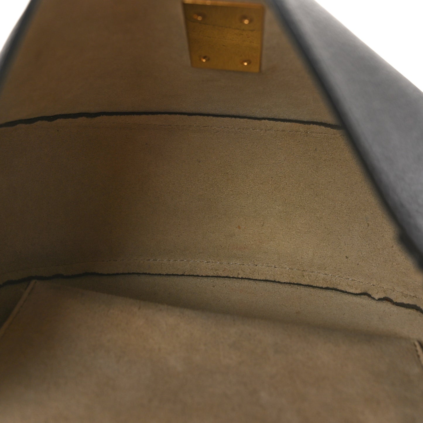 Grained Lambskin Drew Shoulder Bag Black