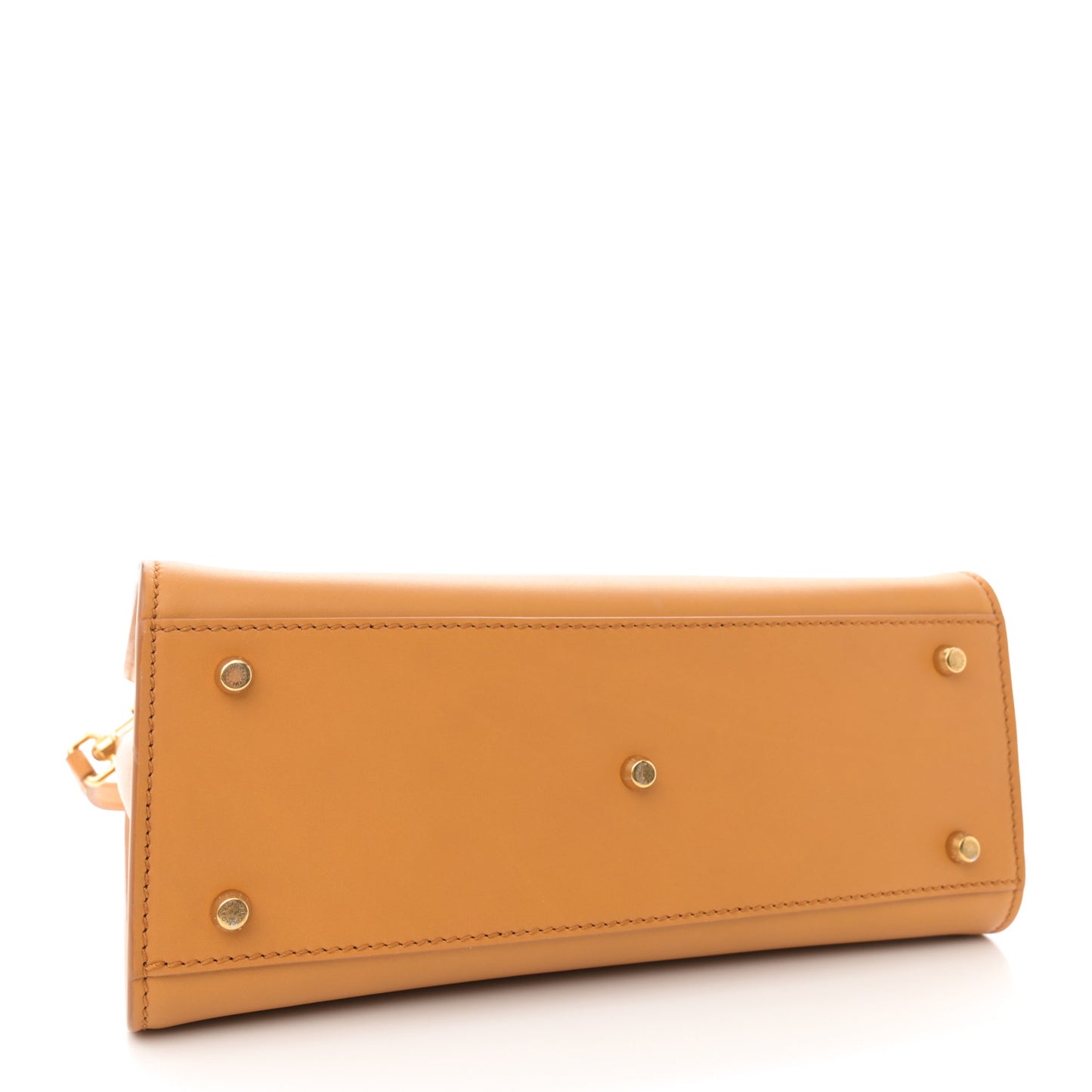 DOLCE GABBANA Vitello Morbido Small Sicily 62 Bag Light Brown