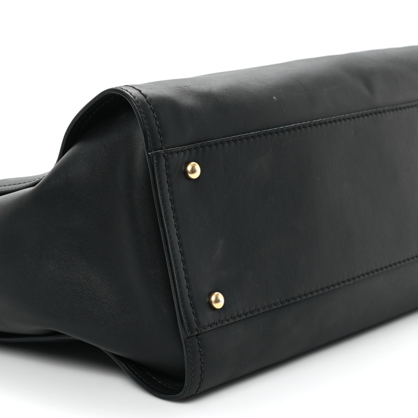 Calfskin Medium Deauville Tote Black