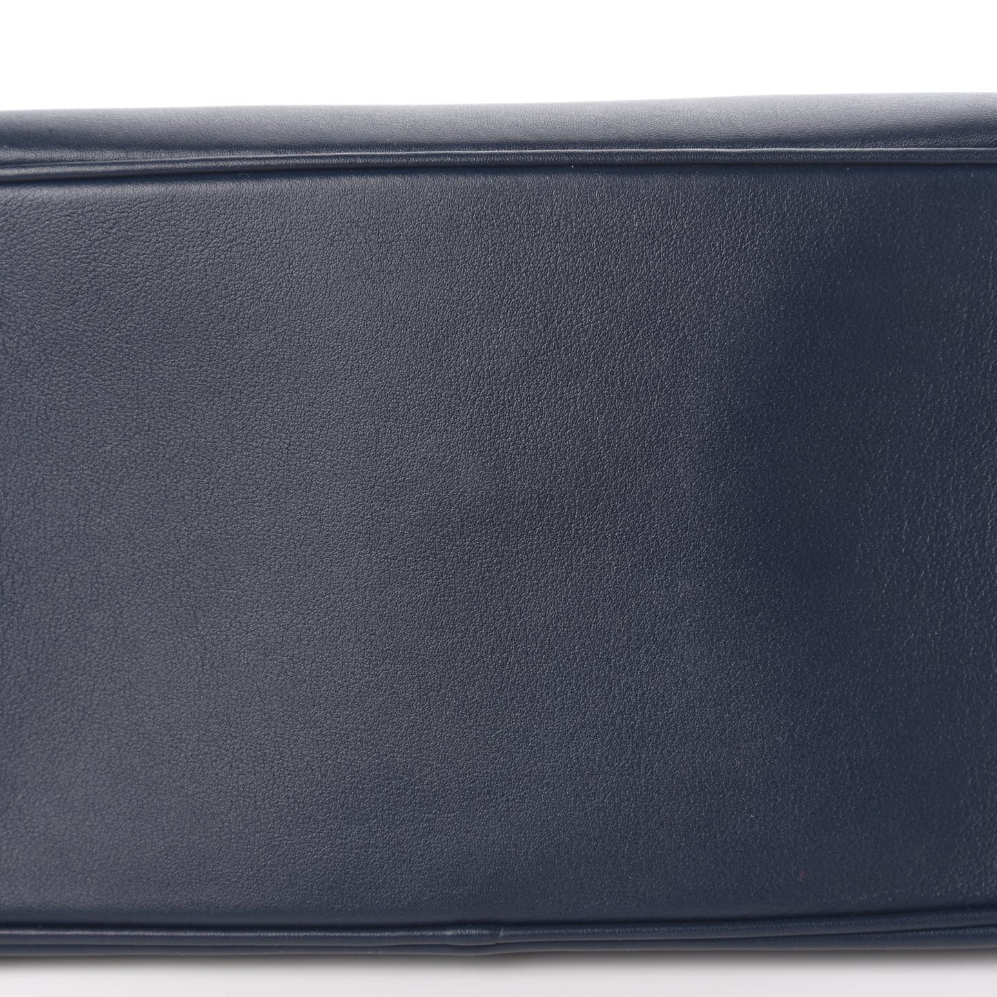 Smooth Calfskin Small Tri-Color Be Dior Flap Navy Blue