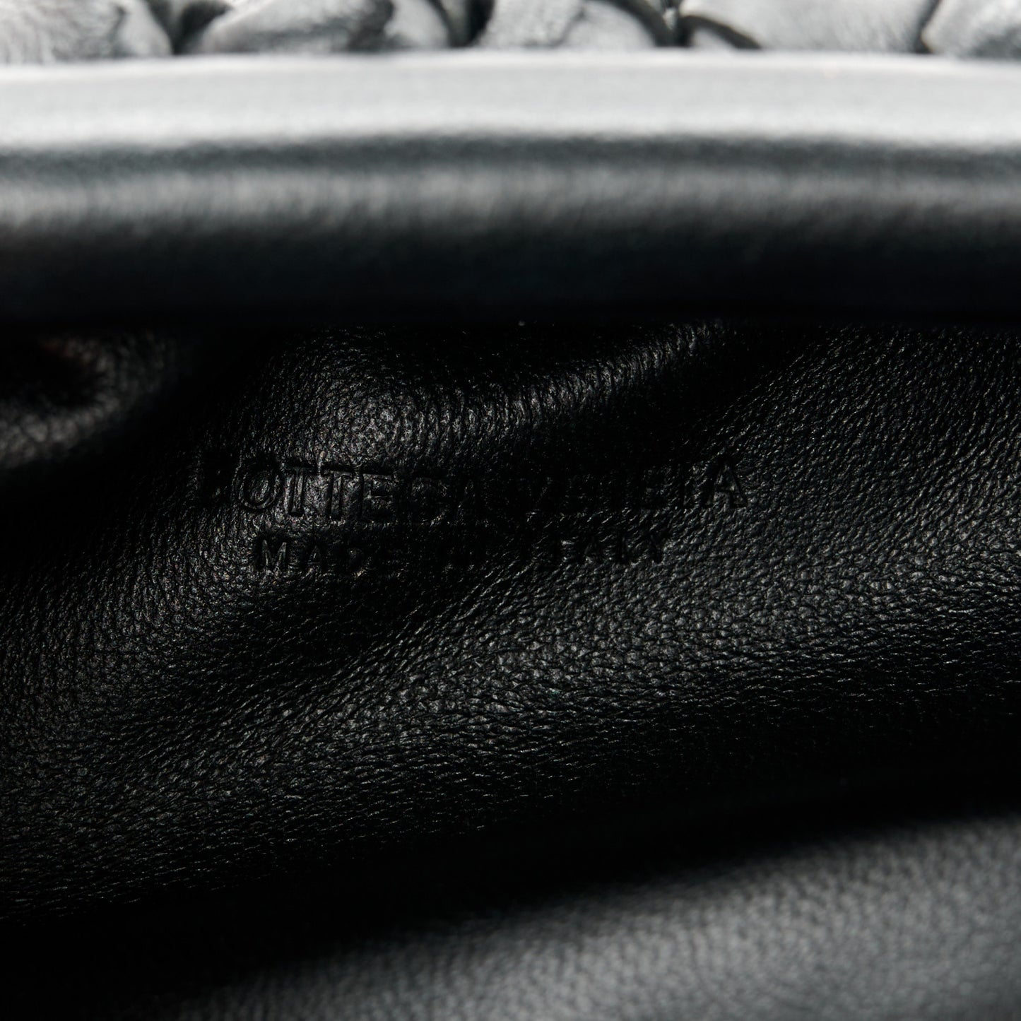 Nappa Intrecciato The Mini Pouch Black