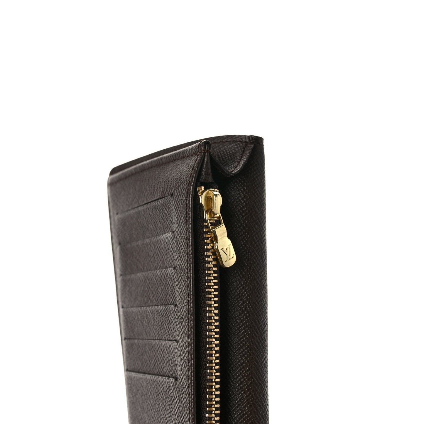 Damier Ebene Portefeuille Brazza Wallet