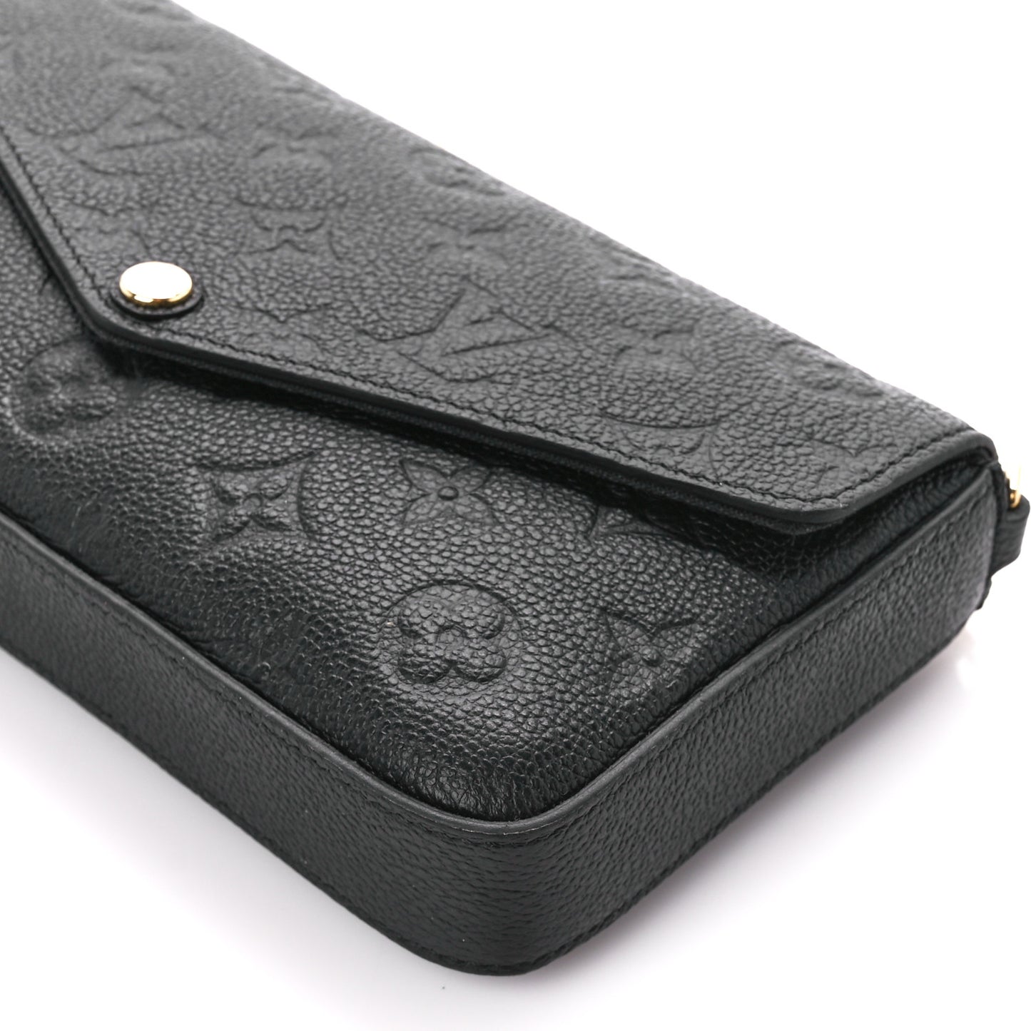 Empreinte Pochette Felicie Chain Wallet Black