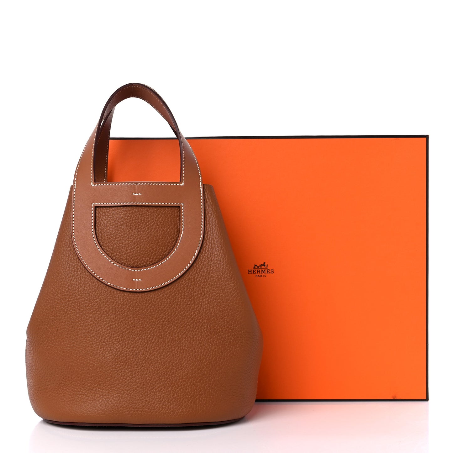Taurillon Clemence Swift In-The-Loop 23 Bag Gold