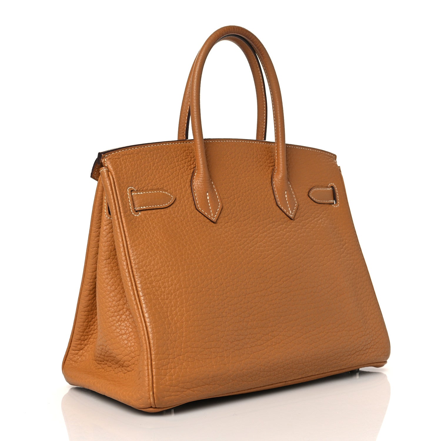 Hermes Taurillon Clemence Birkin 30 Natural Sable 3 of 10