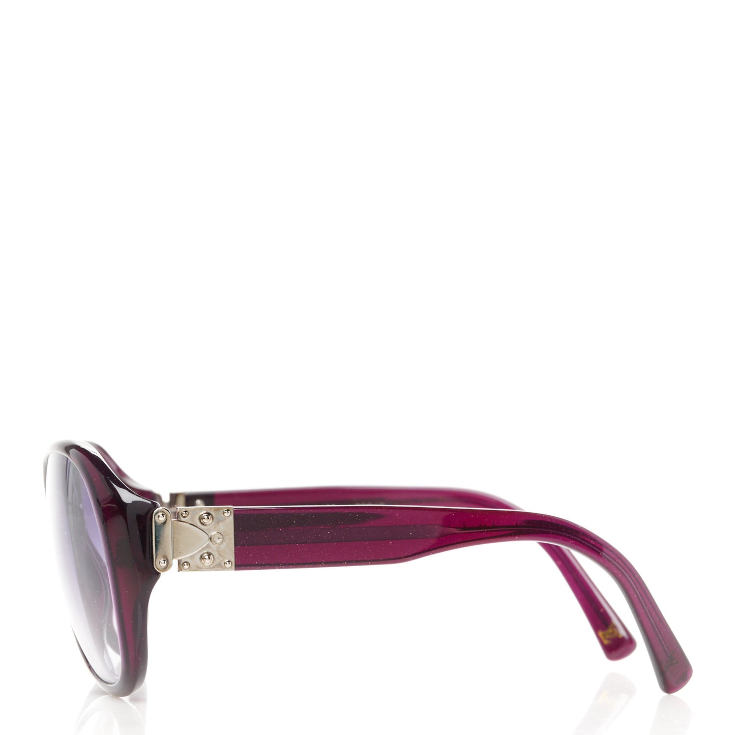 Acetate Oversized Sunglasses Z0270W Purple Glitter