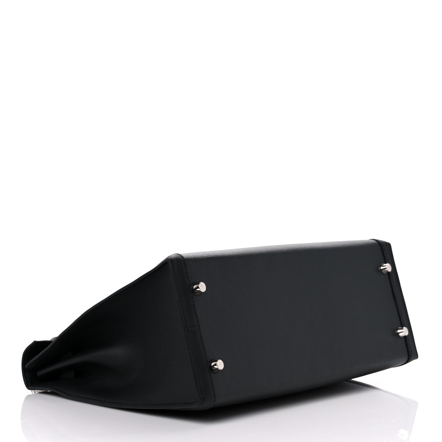Hermes Berline Toile Swift Kelly Sellier 32 Black Ecru 4 of 10