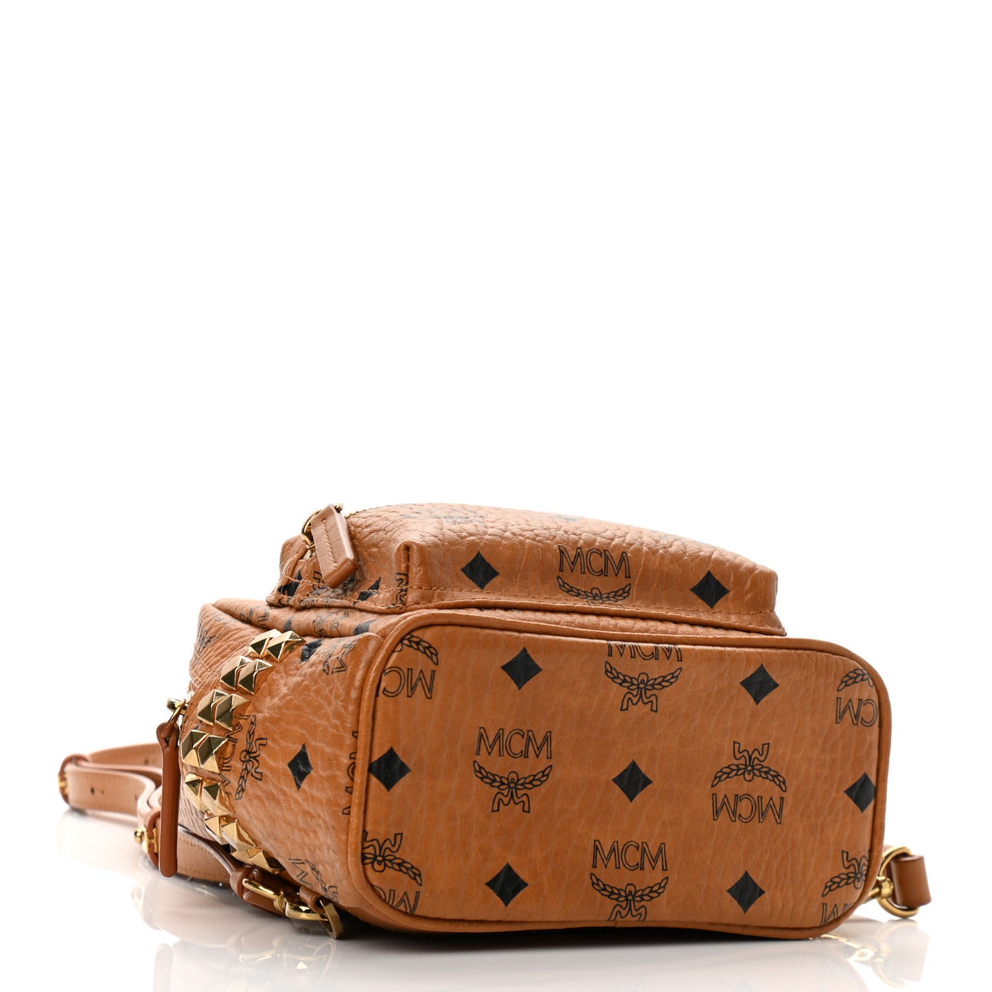 Visetos Side Stud X-Mini Stark Backpack Cognac