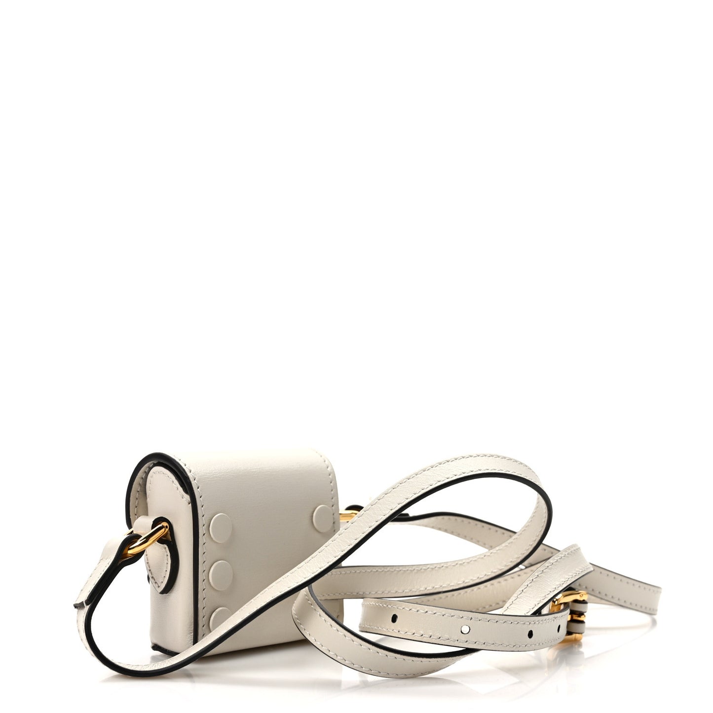 Boarded Plutone Calfskin Horsebit 1955 Airpod Case Mystic White
