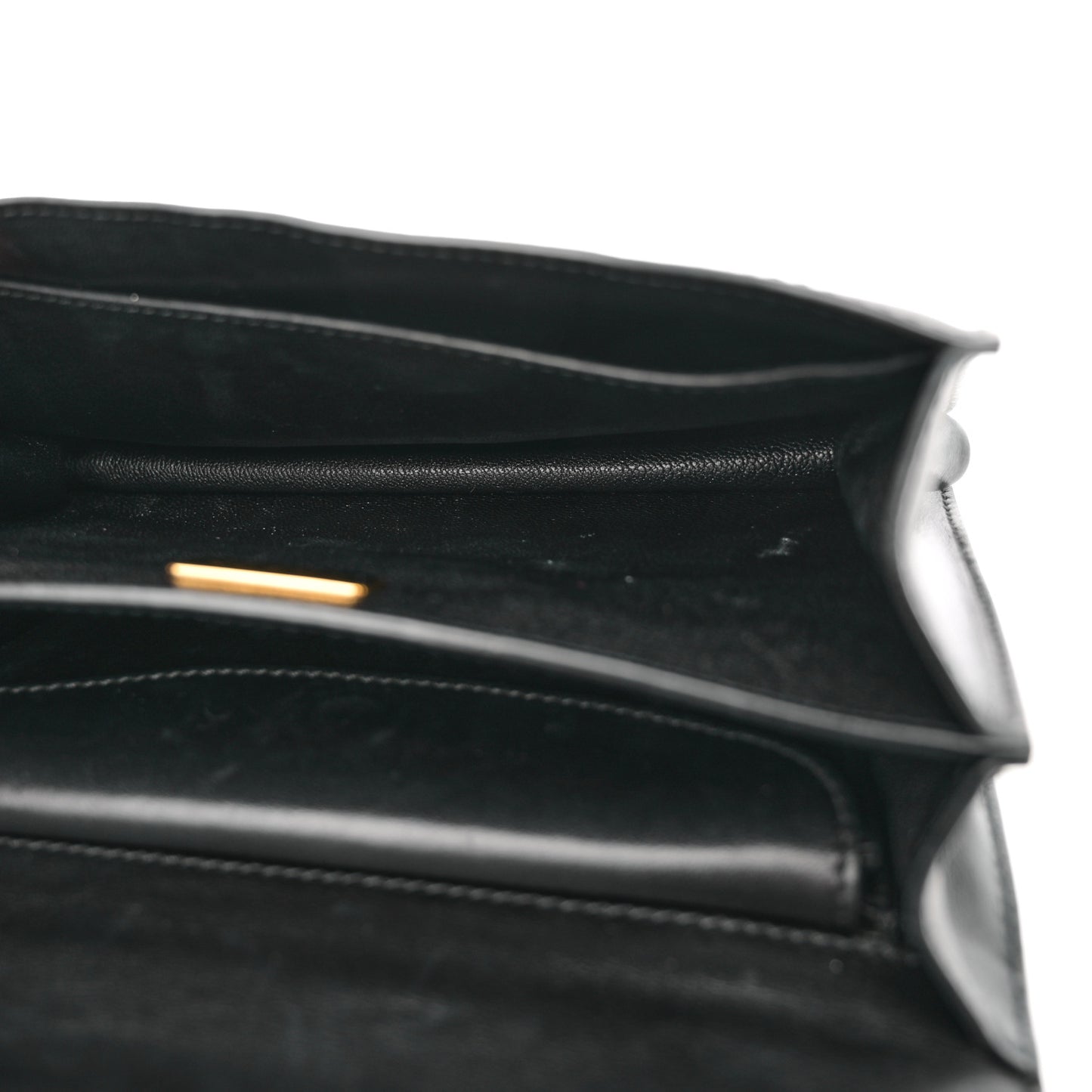 City Calf Saffiano Cahier Bag Black