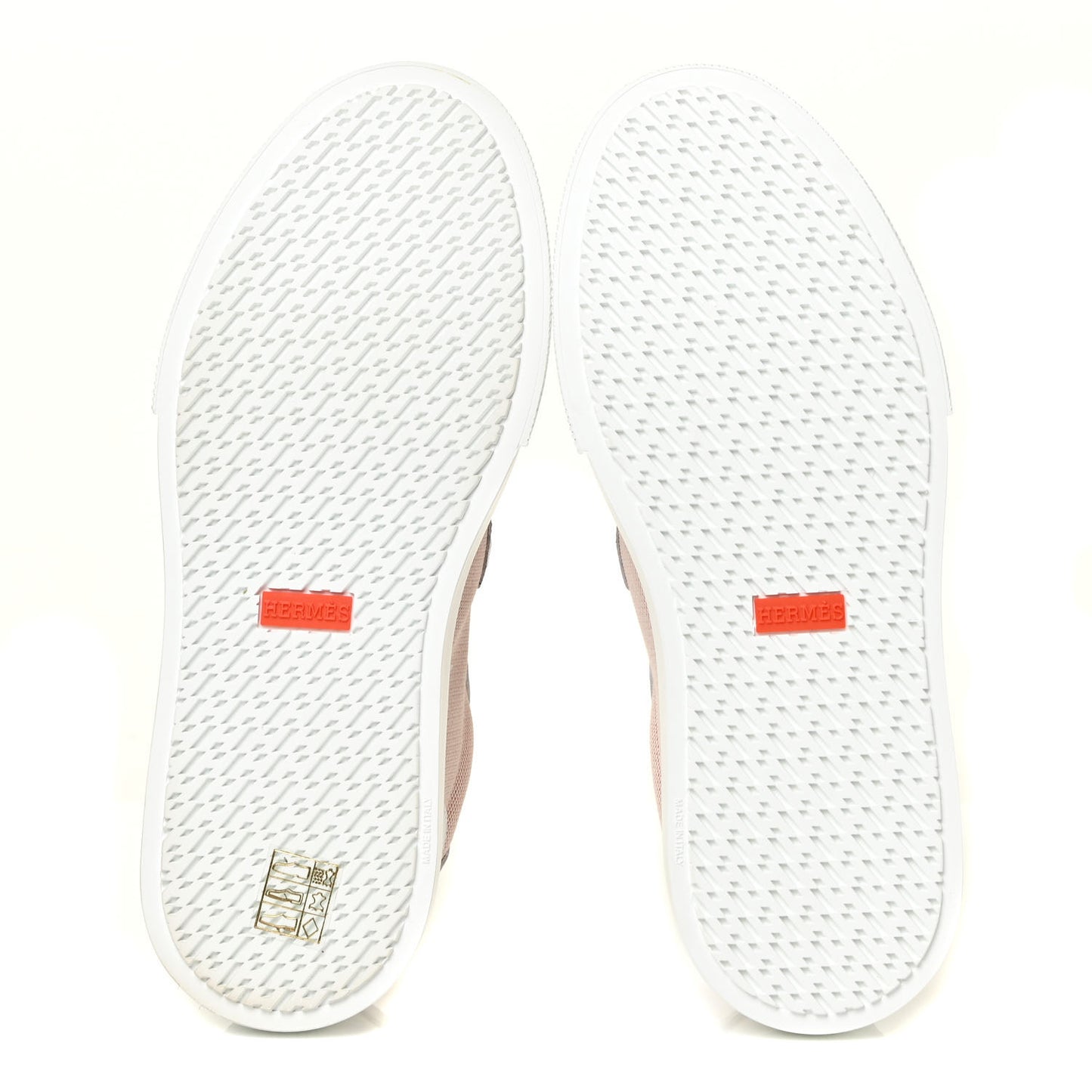 Calfskin Canvas Day Sneakers 37 Framboise White