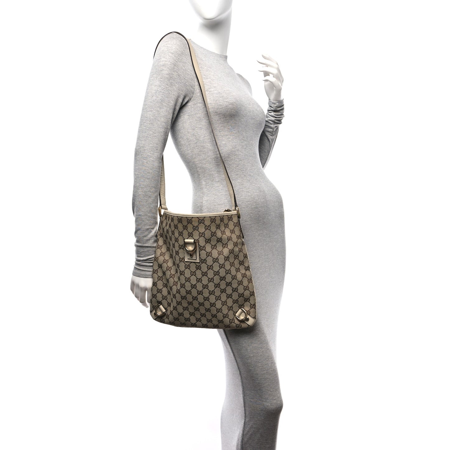 Monogram Abbey Messenger Bag Off White