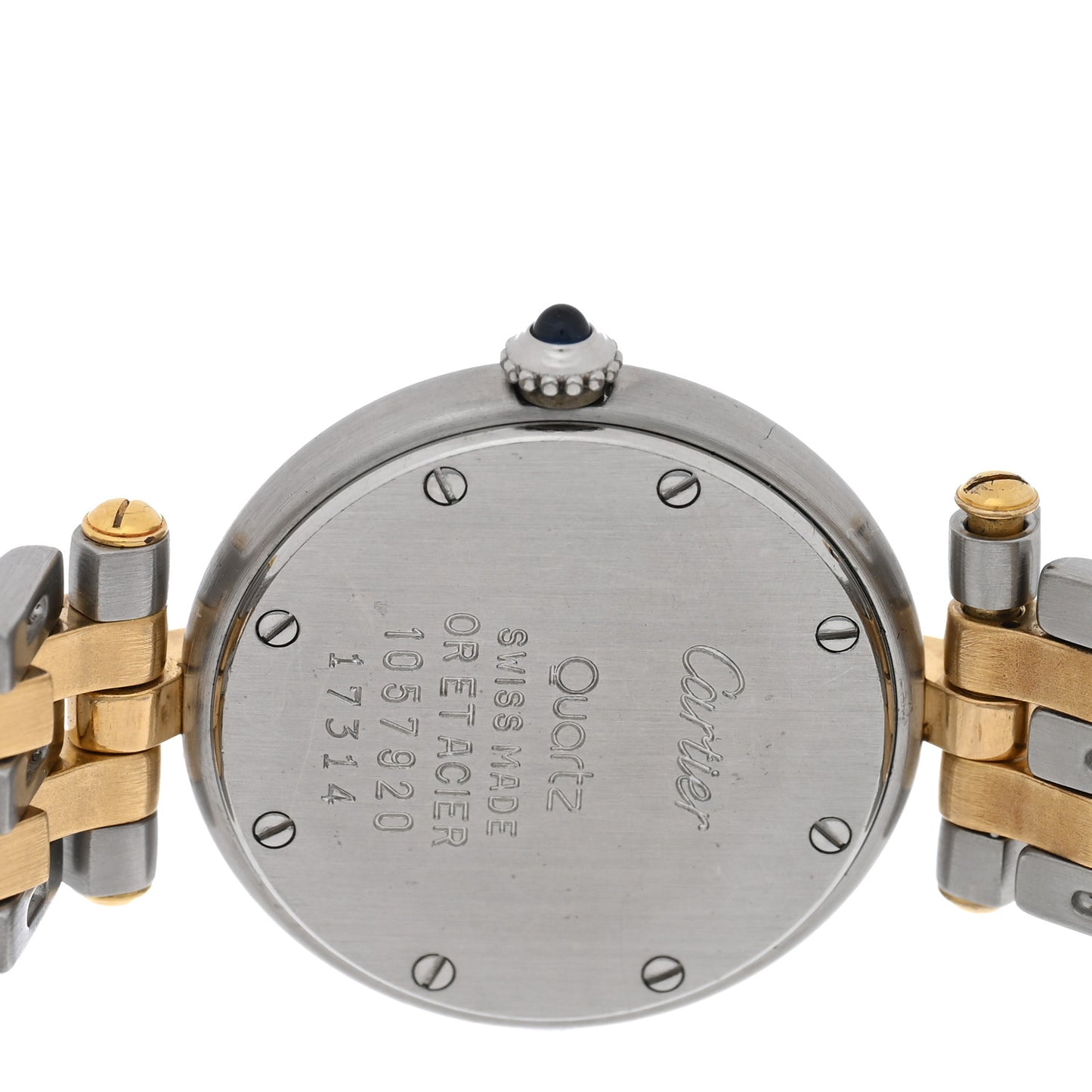 Stainless Steel 18K Yellow Gold 24mm Panthere Vendome Quartz Watch