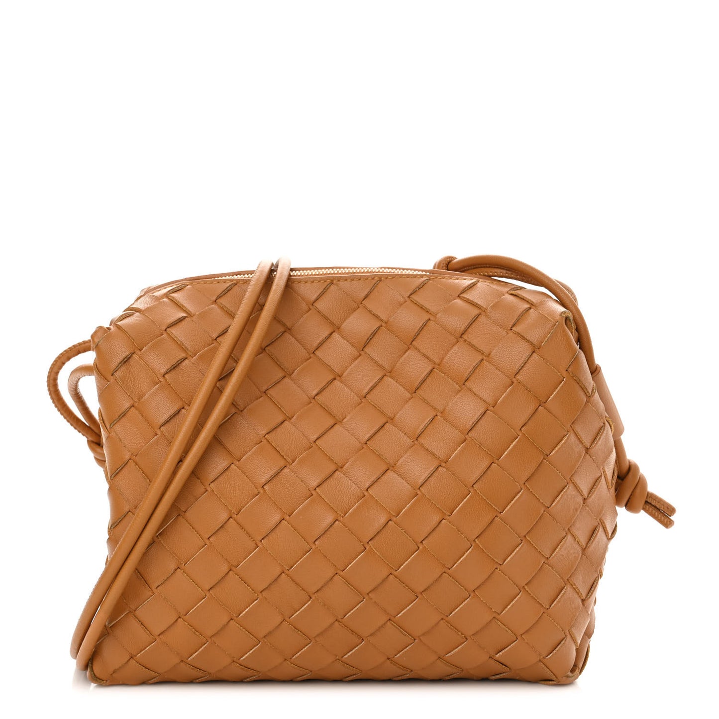 Nappa Intrecciato Small Loop Camera Bag Cob