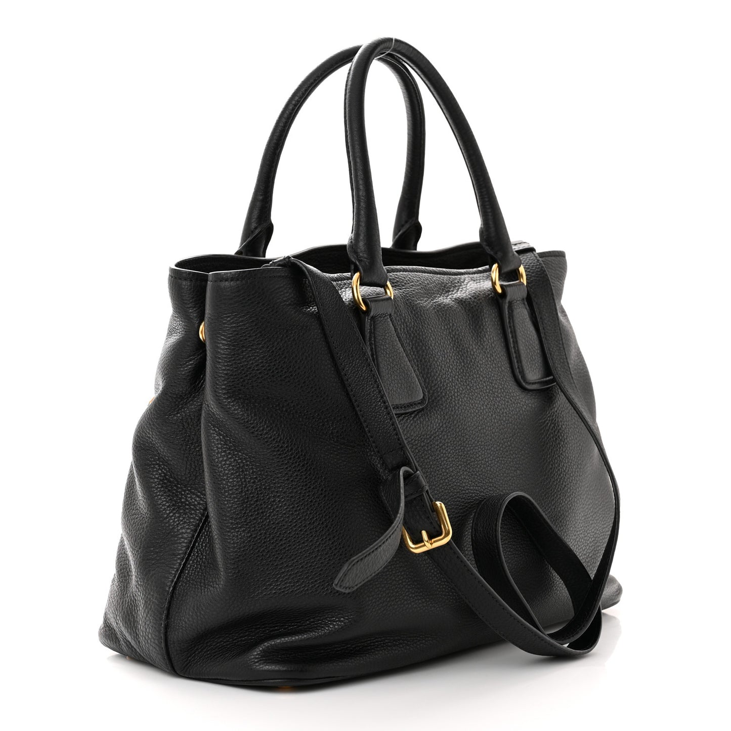 Vitello Daino Tote Black