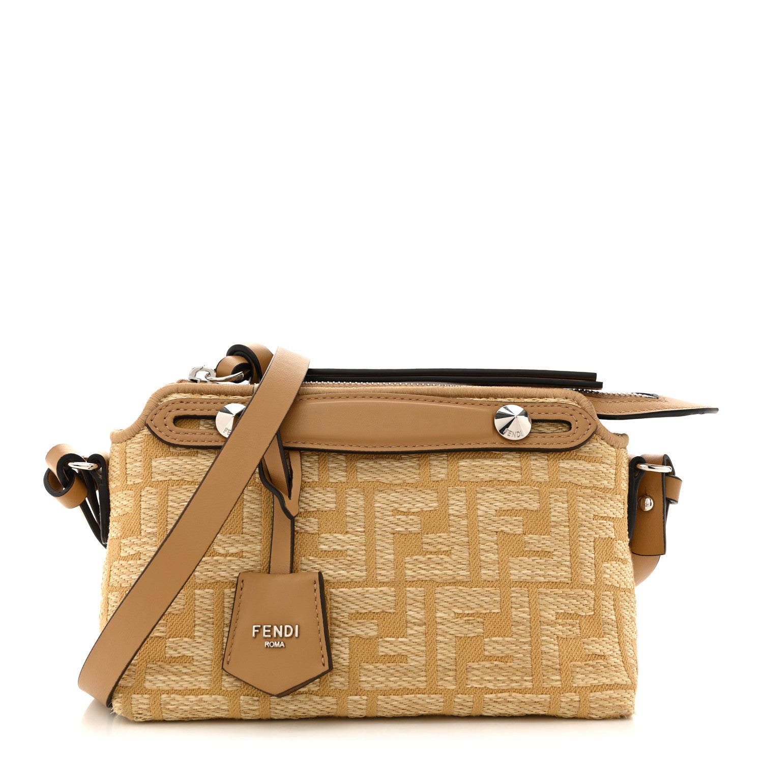 バッグ FENDI Black Fendi Leather Small FF Runway 1974 Tote | myGemma | Item #125069