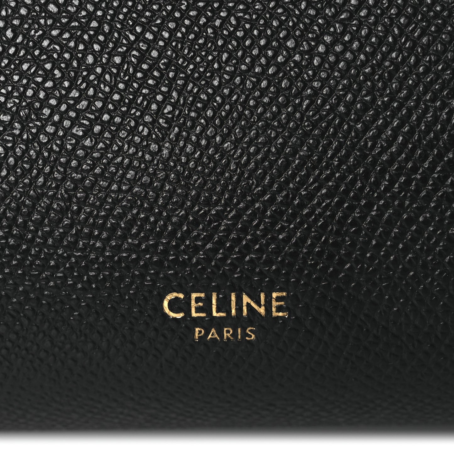 Grained Calfskin Mini Belt Bag Black