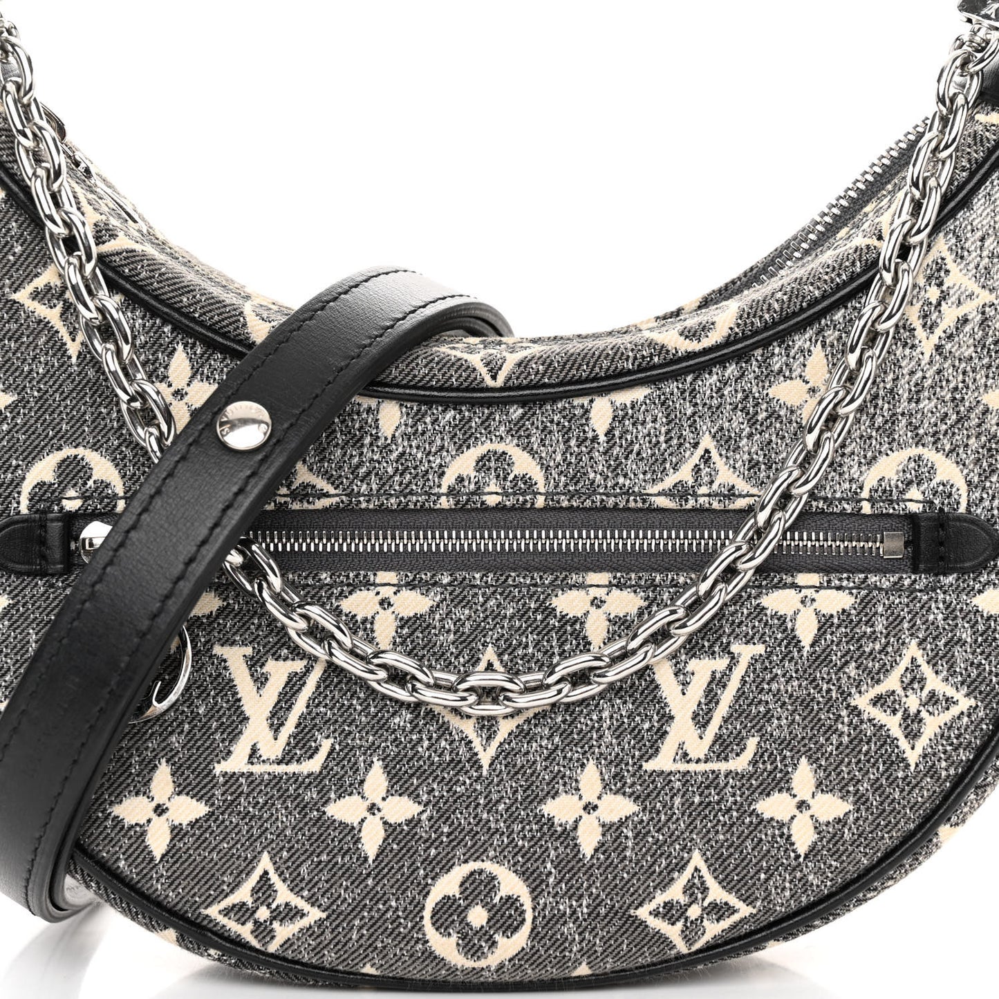Monogram Jacquard Denim Loop Black