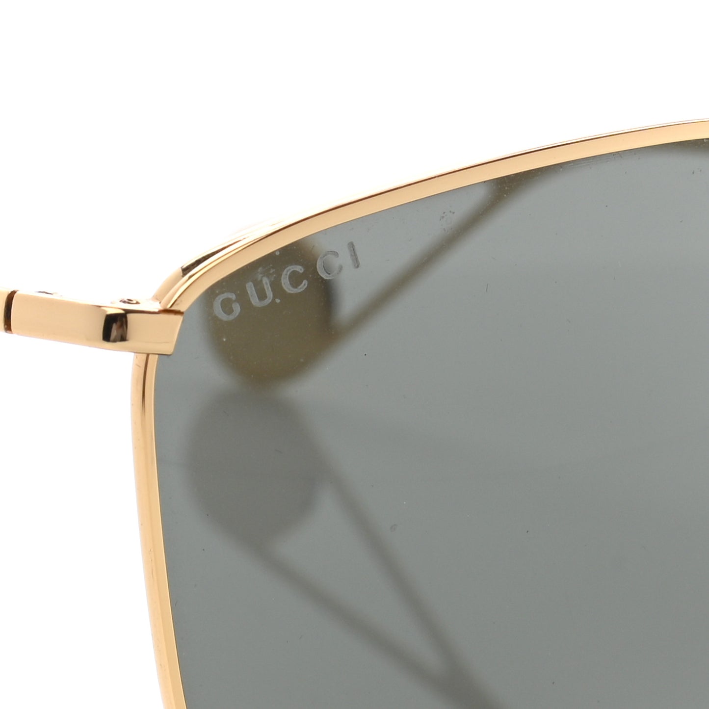 Square Frame GG0437SA Sunglasses Gold