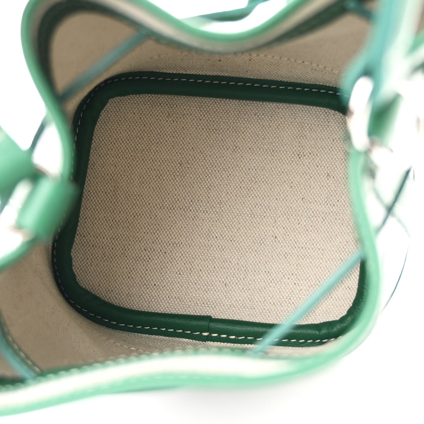 Goyardine Petit Flot Mini Bucket Bag Green
