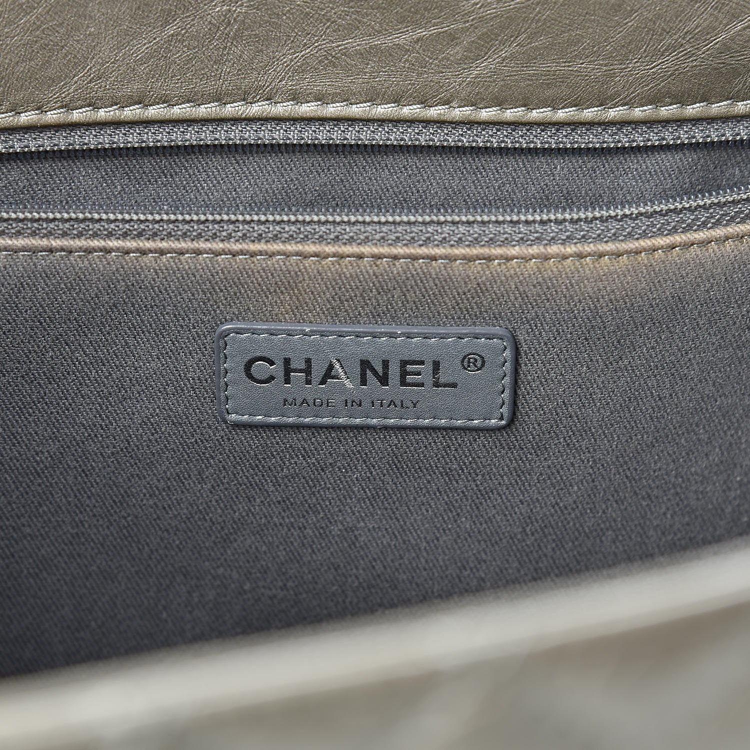 Chanel Aged Calfskin Quilted Reissue 2.55 Tote Light Gold 6 of 16