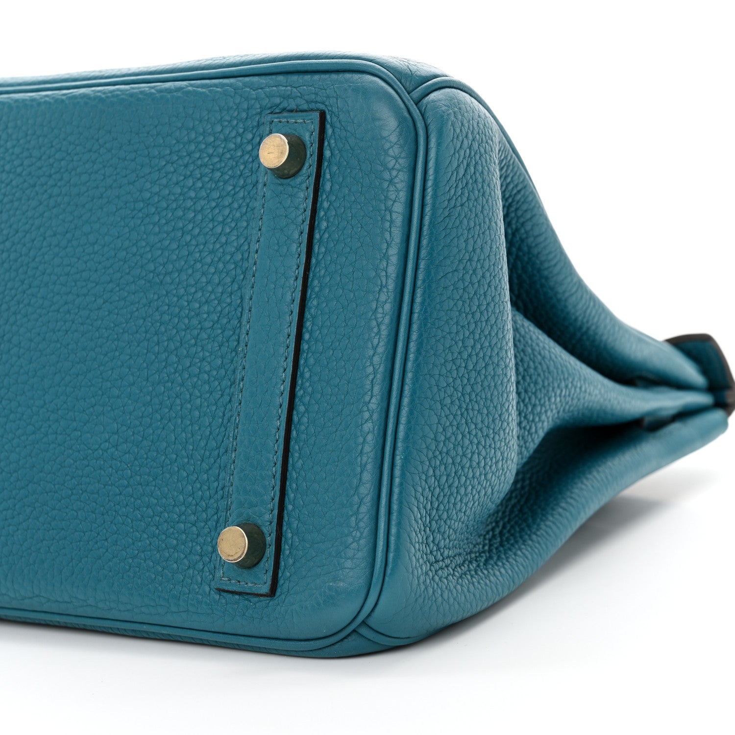 Hermes Taurillon Clemence Birkin 30 Bleu Izmir 10 of 12