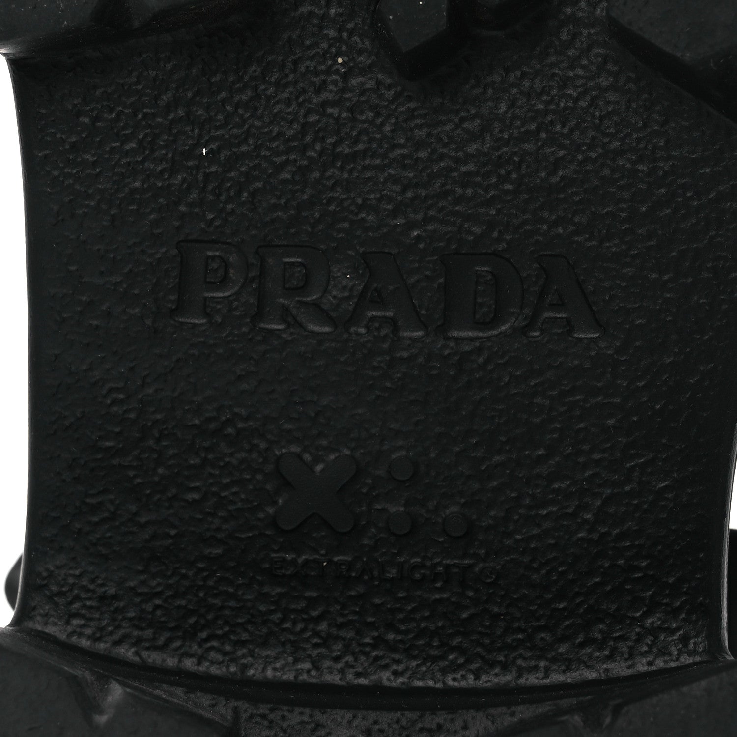 Prada Foam Rubber Triangle Logo Monolith 55mm Cage Sandals 40 Black 8 of 13
