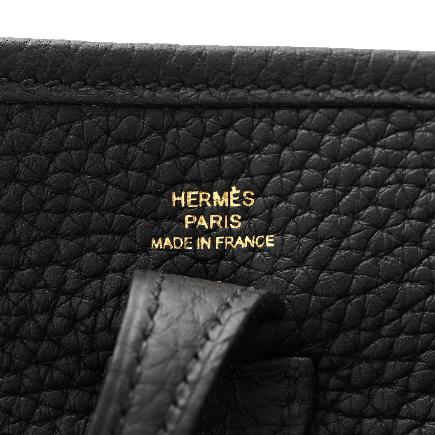Hermes Taurillon Clemence Evelyne TPM Black 6 of 11