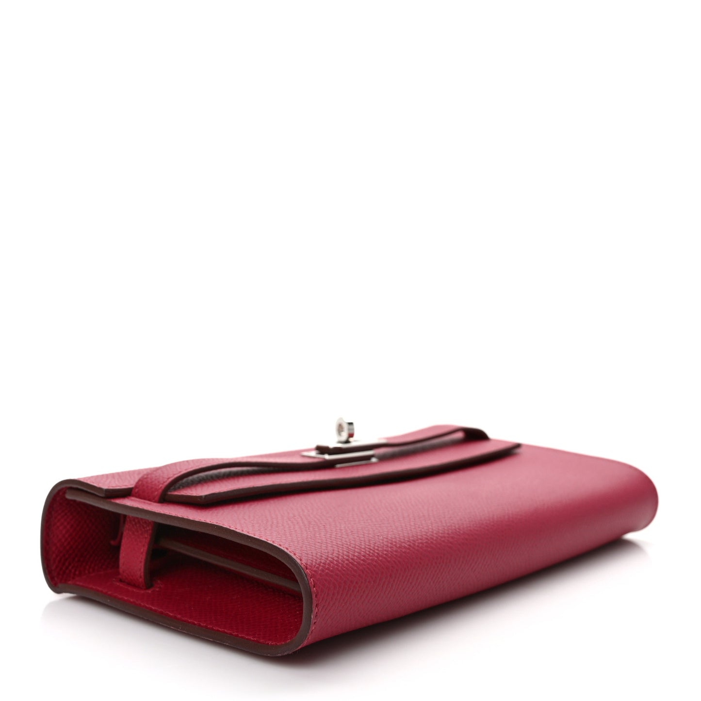 Epsom Kelly Wallet To Go Rouge Grenat