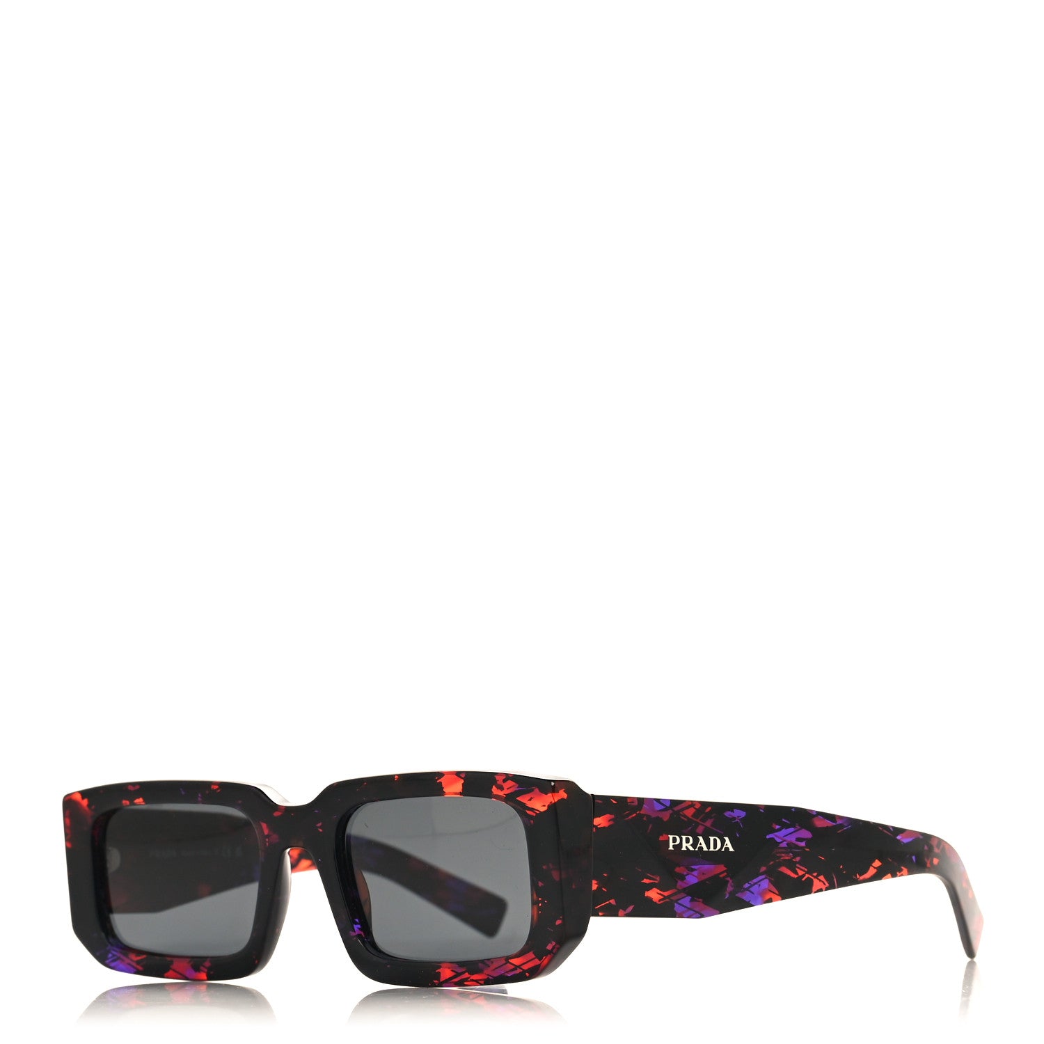 Prada Acetate Symbole Sunglasses SPR 06Y Purple Multicolor 1643614
