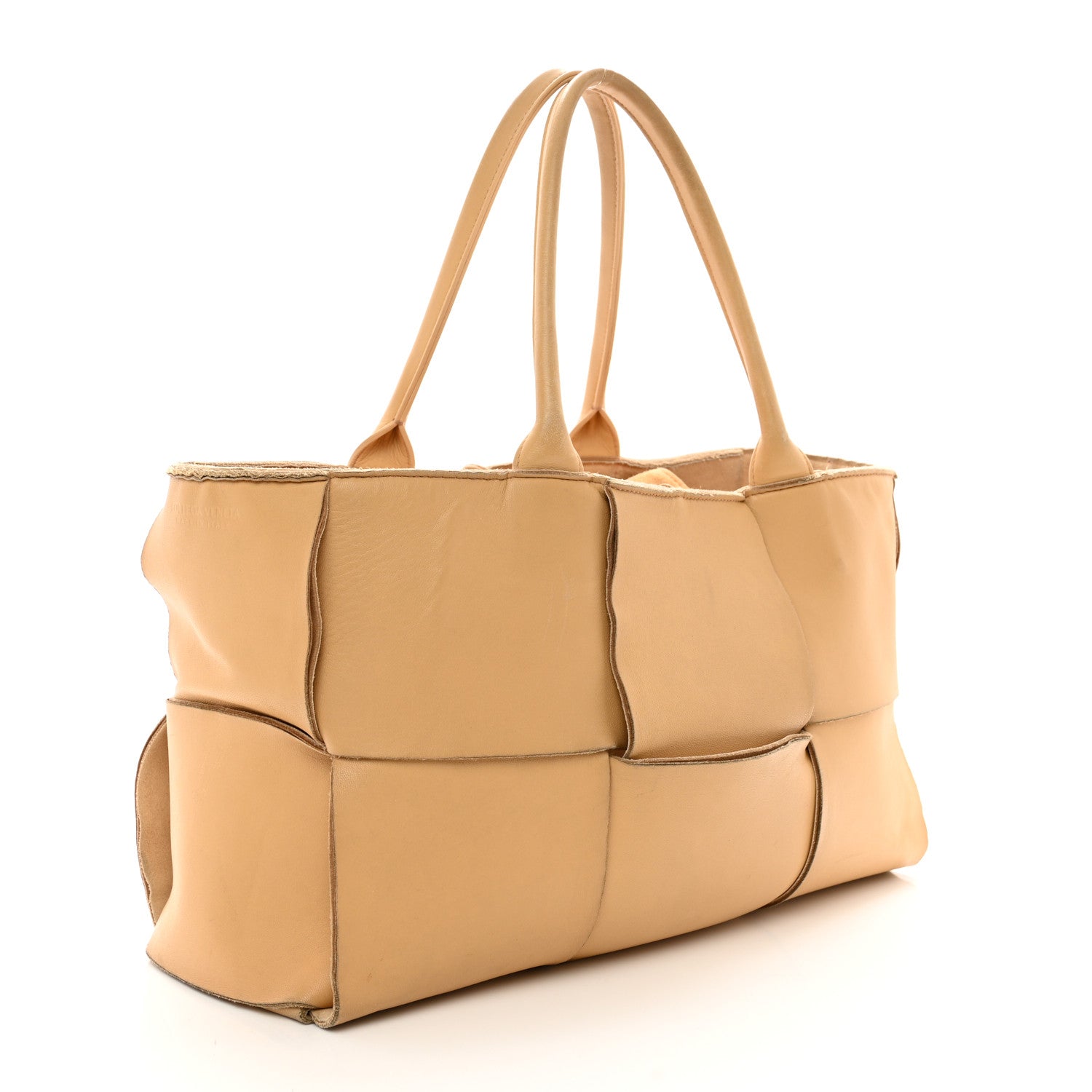 Bottega Veneta Nappa Maxi Intrecciato Medium Arco Tote Almond 4 of 11