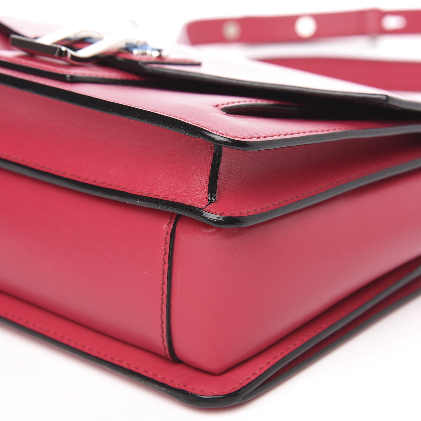 Smooth Calfskin Hava Crossbody Magenta