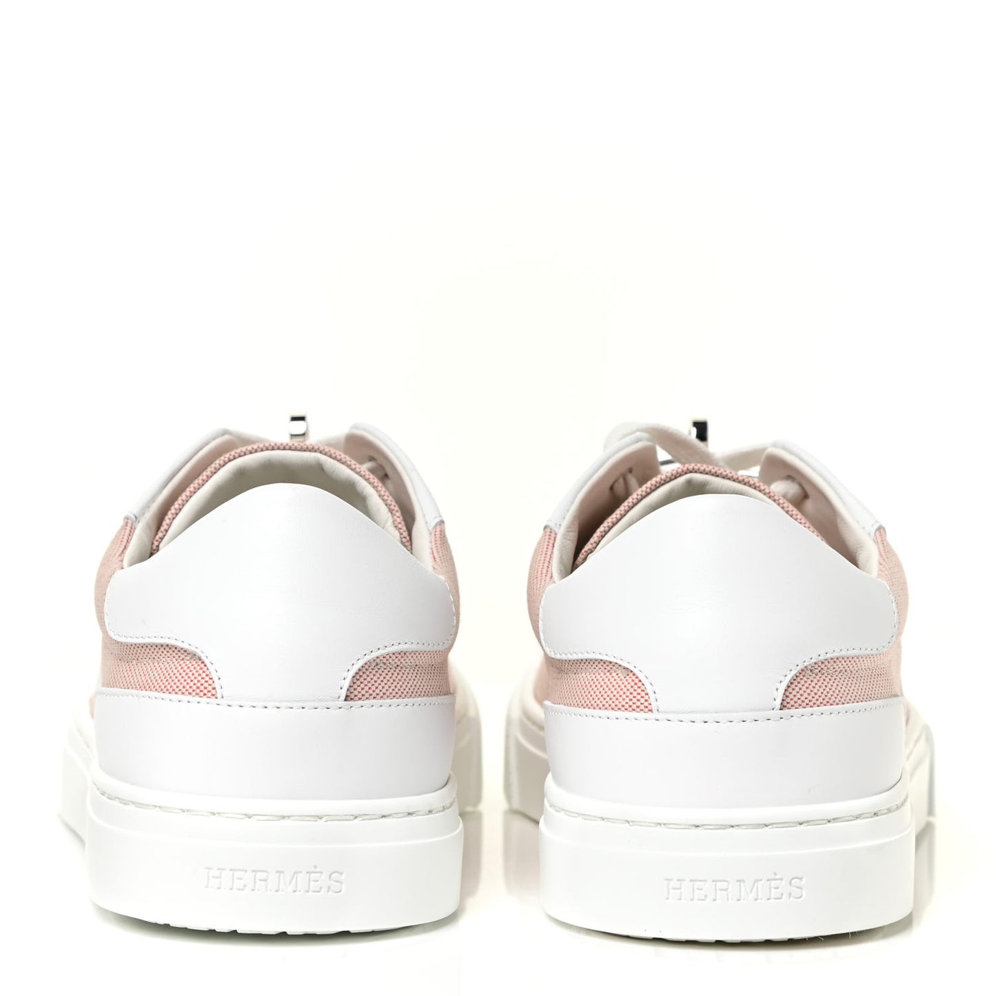 Calfskin Canvas Day Sneakers 37 Framboise White
