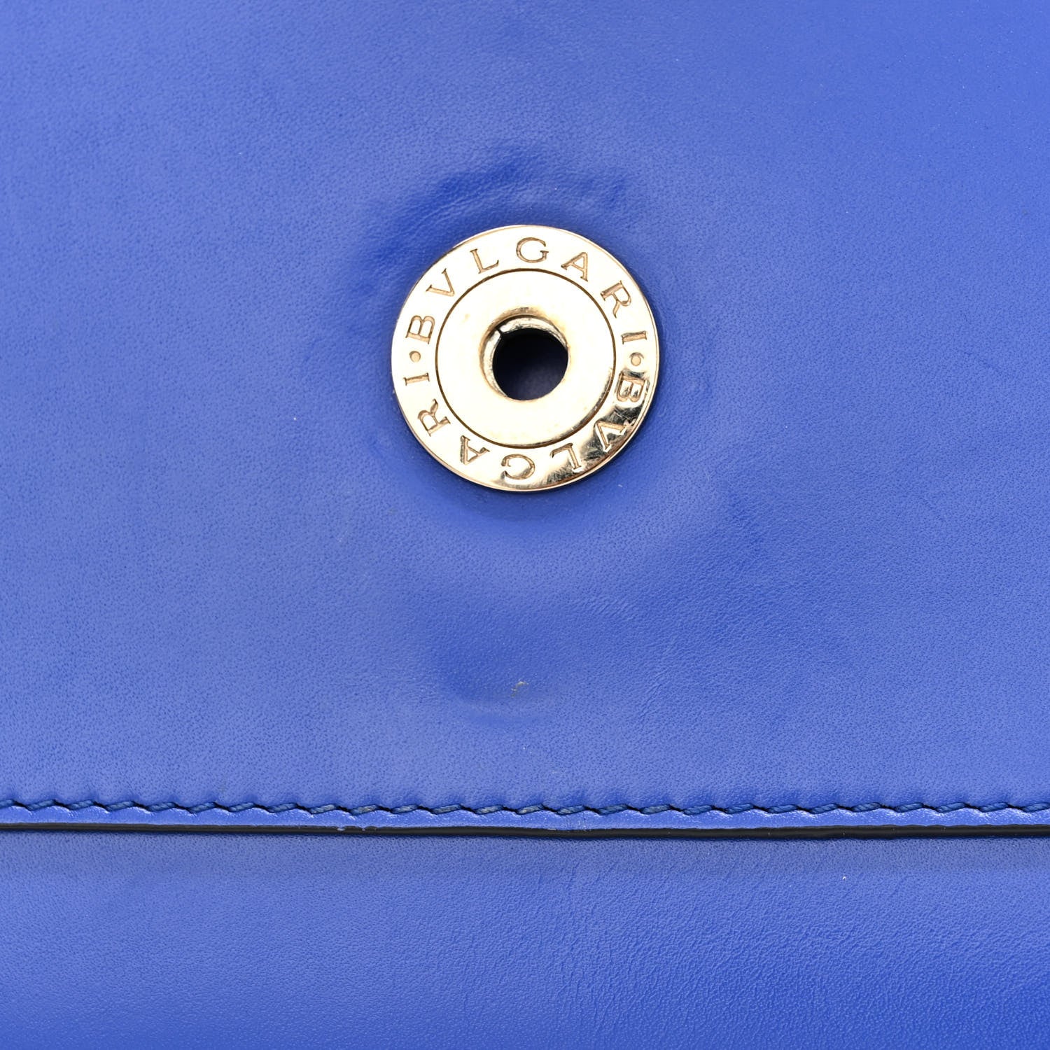 Bulgari Calfskin Serpenti Forever Crossbody Bag Blue 15 of 15