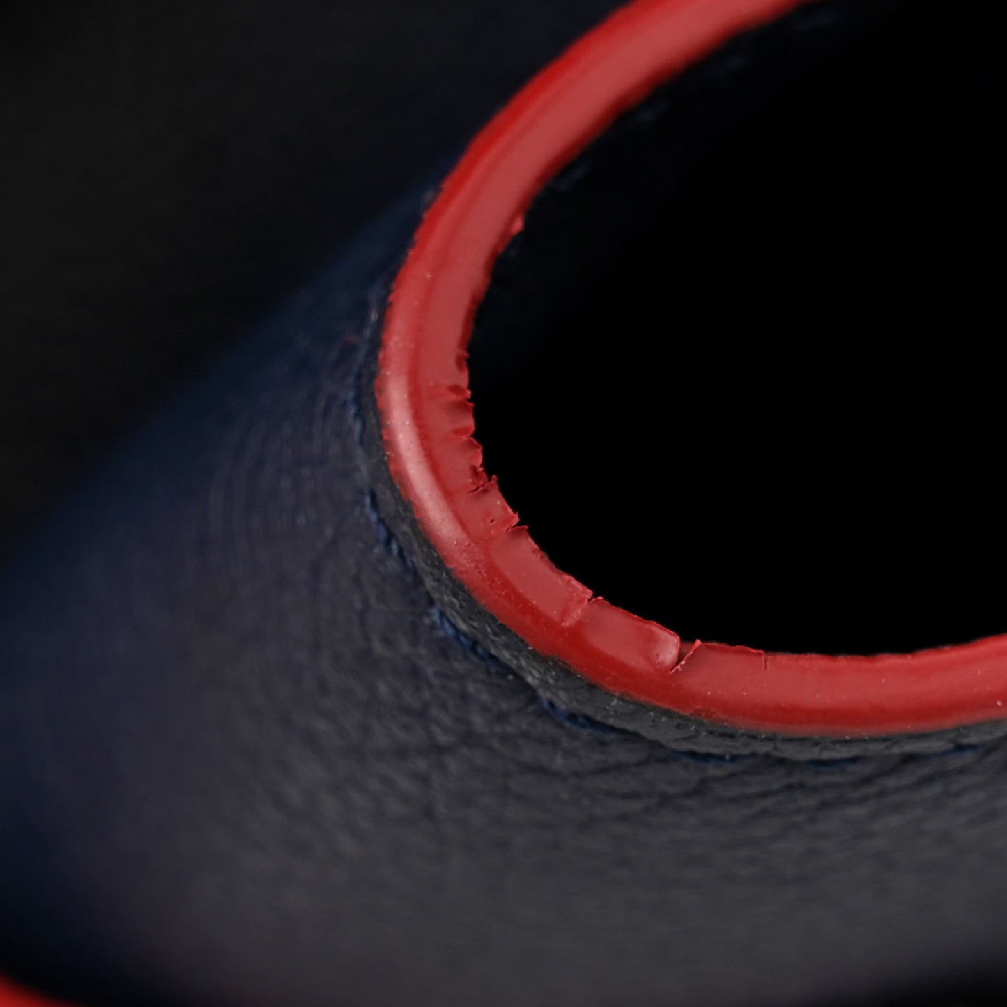 Calfskin Lockme Day Marine Rouge
