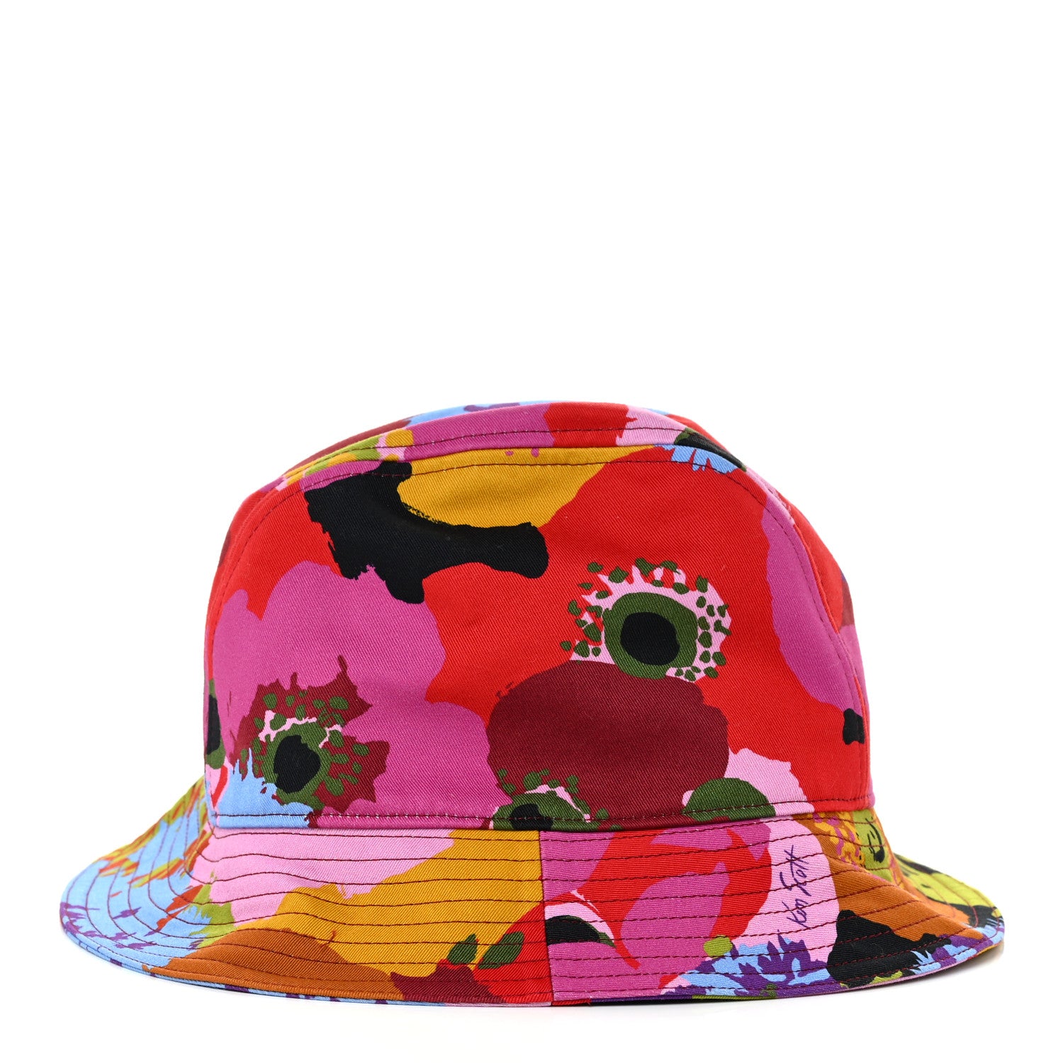 Gucci X KEN SCOTT Canvas Floral Print Bucket Hat S Multicolor 2 of 6