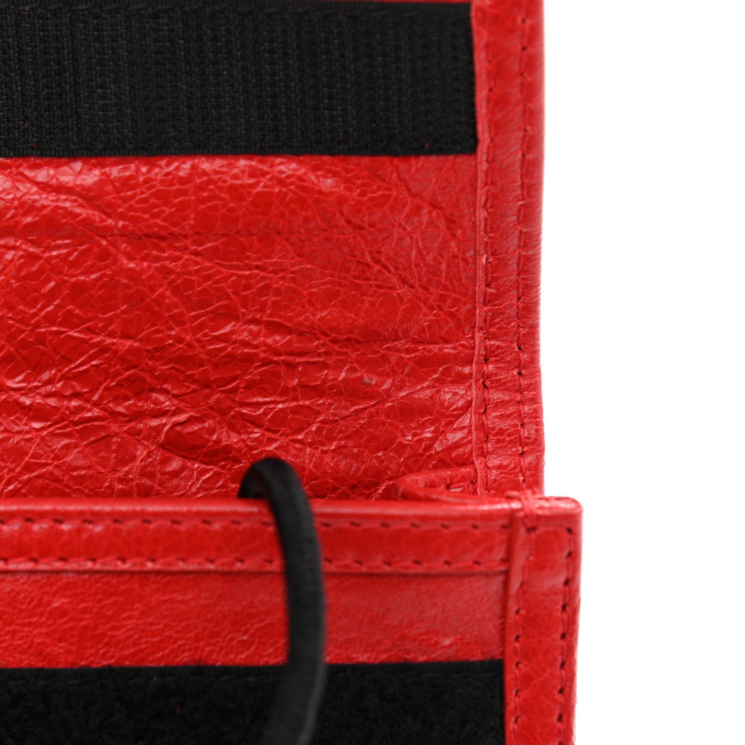 Balenciaga Agneau Arena Small Explorer Crossbody Pouch Red 8 of 8