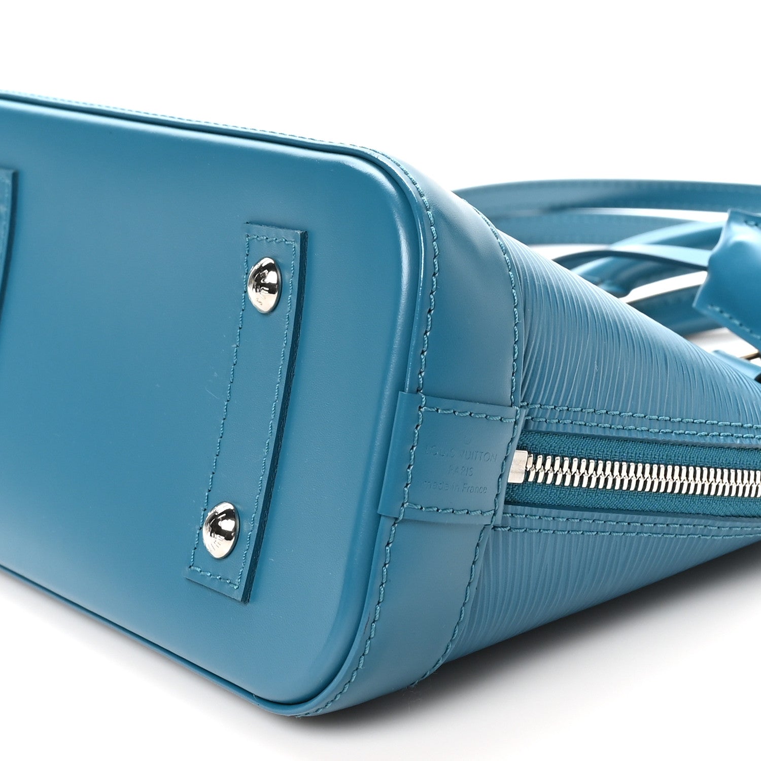 Louis Vuitton Epi Alma BB Cyan 9 of 9