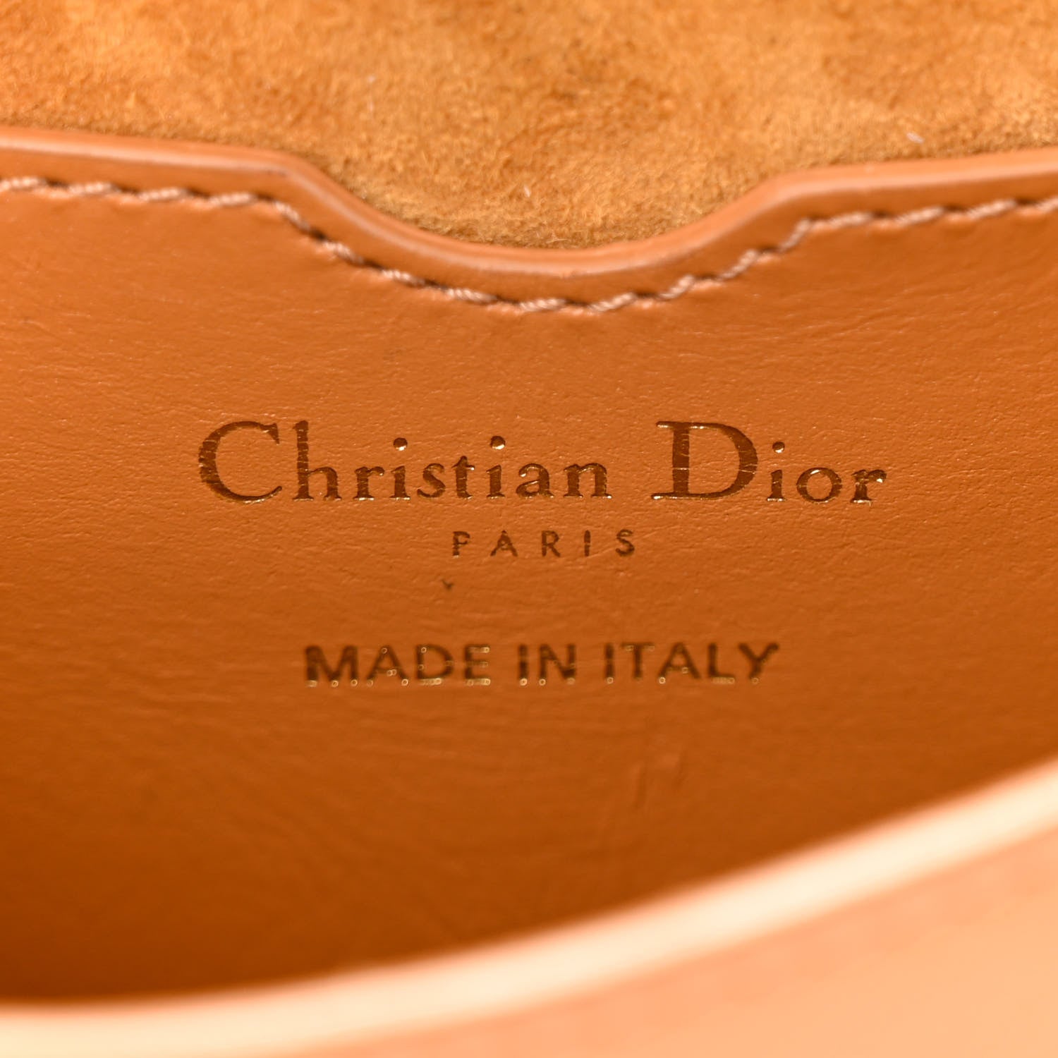 Christian Dior Box Calfskin Small Bobby Flap Camel 6 of 10