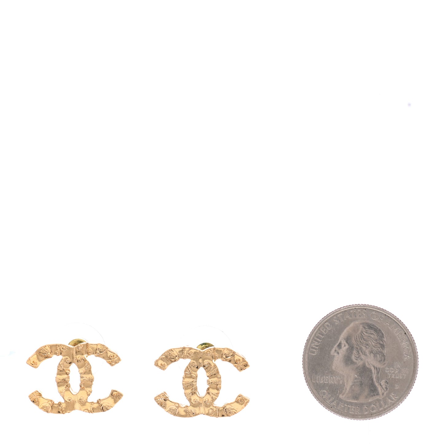 CC Earrings Gold