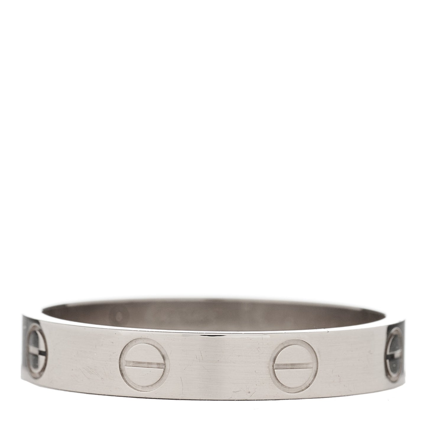 18K White Gold 3.5mm LOVE Wedding Band Ring 59 8.75