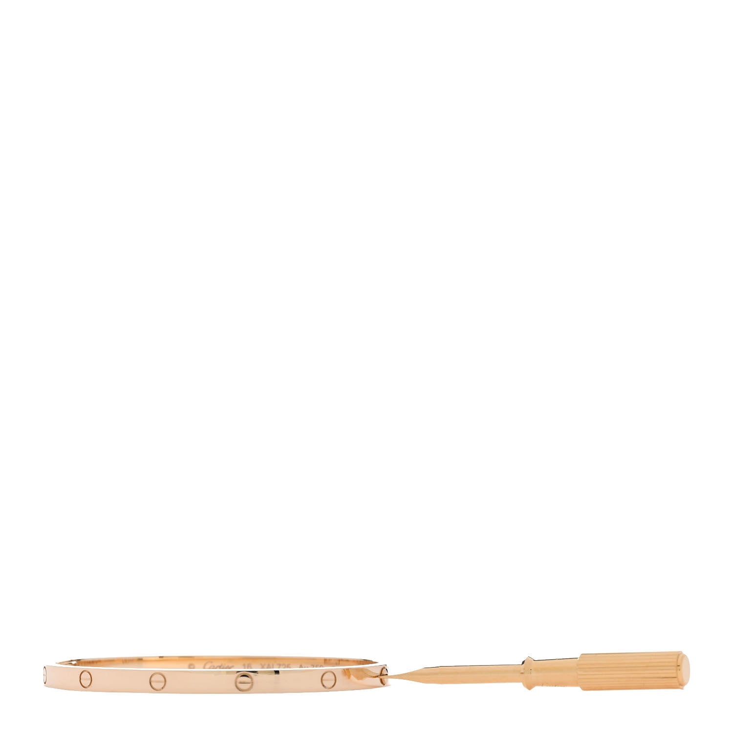 Cartier 18K Yellow Gold Small LOVE Bracelet 16 4 of 9